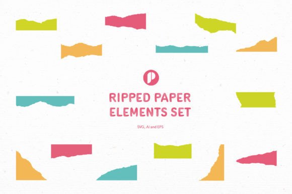 Download Ripped Paper Elements Set - Elements Collection