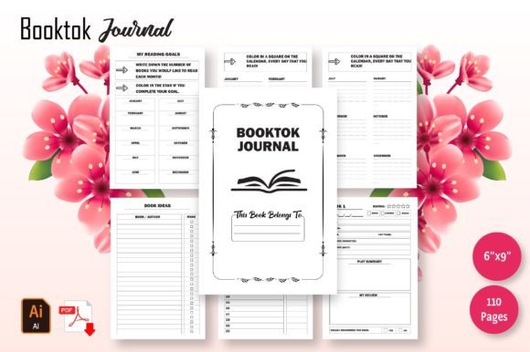 Download Booktok Journal for 100 Book -  KDP - Booktok Collection