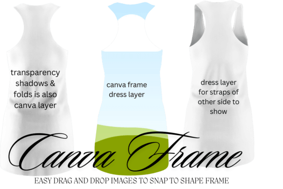 Download Back Racerback Dress Canva Template - Premium Resources